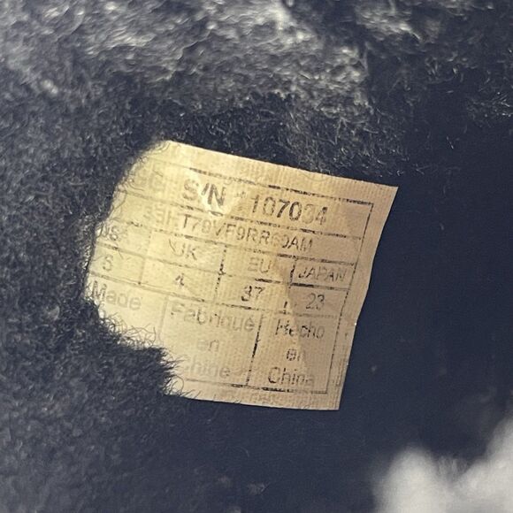 UGG‎ Mini Street Sparkle Graffiti Black Womens Boot Size 6 - Picture 12 of 12